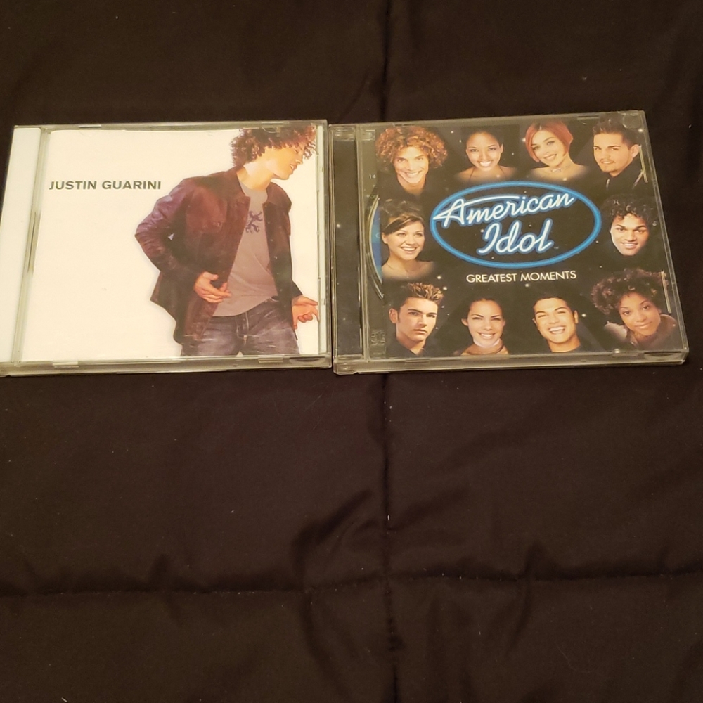 American idol 2002 CD💿 and Justin Guarini CD 2003